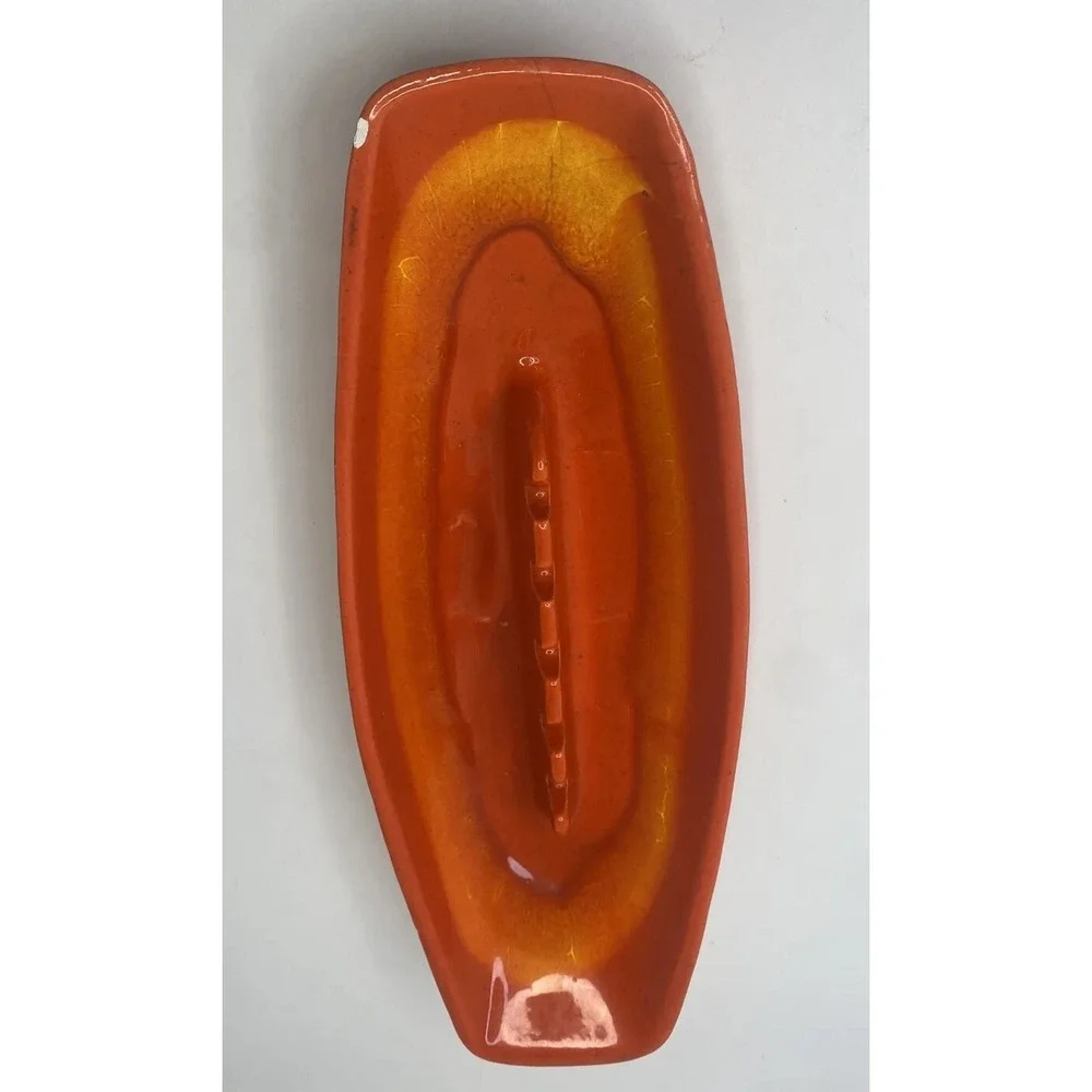 Life Century Modern Vintage Vase   Made In‎ The USA. Orange. Beautiful Peice
